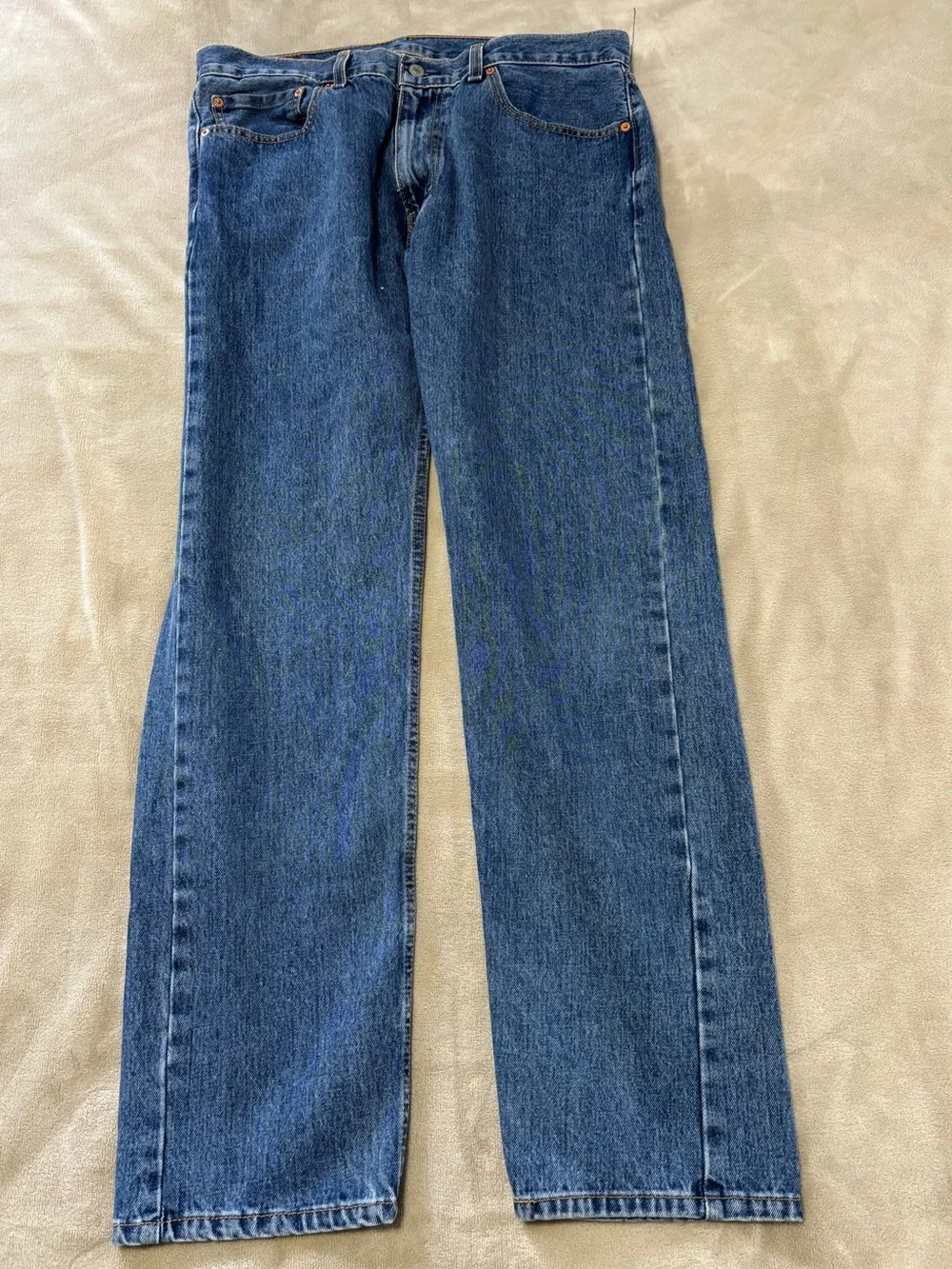 Levi's‎ 505 Men's Straight Fit Denim Jeans - Medium Blue